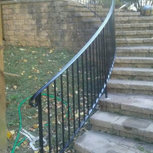 Outdoor Railing On Stairs