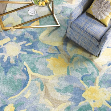 Blue Poppies Rug