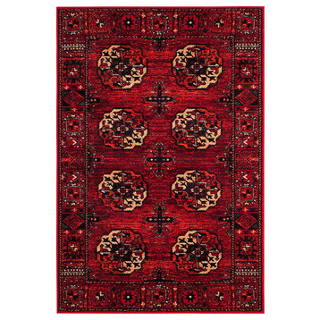 Safavieh Vintage Hamadan Collection VTH212 Rug, Red/Multi, 2'7" X 5'