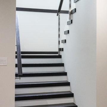 Project #70 | Open-Riser Staircase with Cable Railing