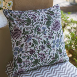 JAMILA BLUE 50x50 CUSHION - Products