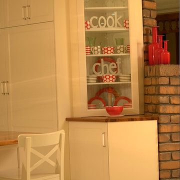 Glass corner display cabinet