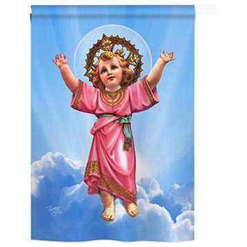 Divine Baby Jesus 2-Sided Vertical Impression House Flag