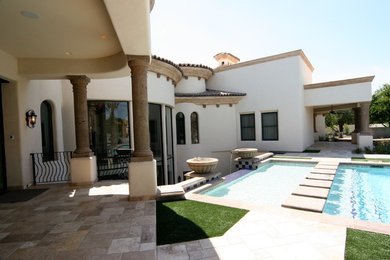 Pool - mediterranean pool idea in Austin