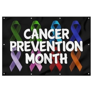 5-Pack Fight Cancer Square Window Cling CGSignLab 12x12 
