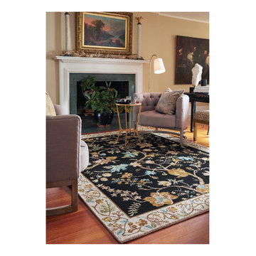 Garden Farms #3 Rectangle Hand Tufted Rugs, Onyx
