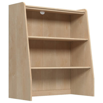 Clifford Place Engineered Wood Library Hutch in Natural Maple Finish