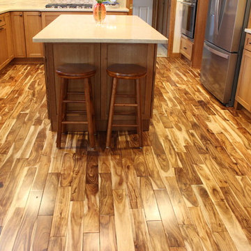 Quartersawn Oak Craftsman Style Kitchen That Brings The Outdoors In.