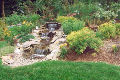Photo of a large traditional water fountain landscape in New York.