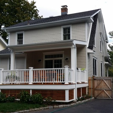6 1/4" Cobblestone HardiePlank with Arctic White Hardie Trim