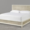 Bed UNIVERSAL SUMMER HILL King Cotton White Woven Rattan Maple