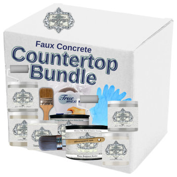 Heirloom Traditions Countertop Paint and Tool Bundle, Faux Concrete