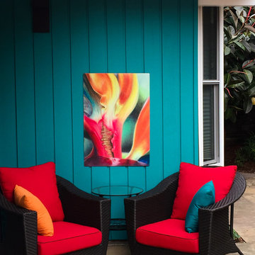 Office Hidden in a Tropical Retreat