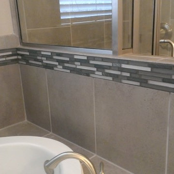MASTER BATHROOM - Mosaic Accent Band Redo