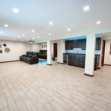 Modern Basement Remodel