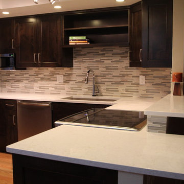 Small Modern Espresso Kitchen