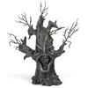 Rustic Brown Halloween Tree Face LED 13 Decorative Tabletop Figurine