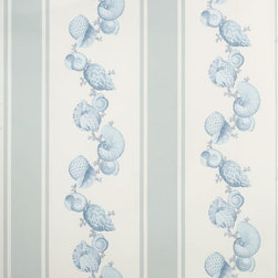 Kamalama Cay Stripe: Blue - Wallpaper