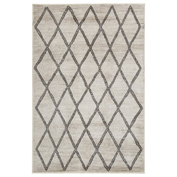 Ashley Furniture Jarmo 7'10" x 9'10" Rug in Gray and Taupe