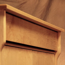 Mid-century Modern style maple stereo cabinet - Products
