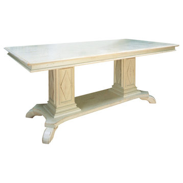 Diamond Valley Pedestal Dining Table, 36"x96"