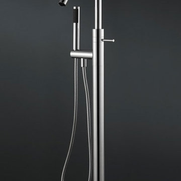 Badeloft Freestanding Tub Filler 'AT-03' Chromed Brass