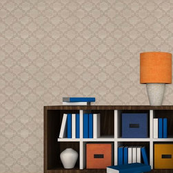 Century Classic - Fanciful Trellis Wallpaper G580304 - Wallpaper