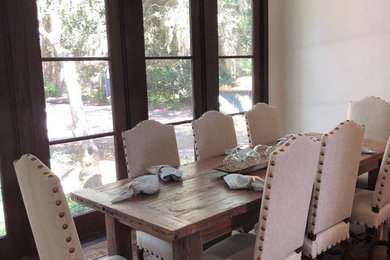 Example of a dining room design in Atlanta
