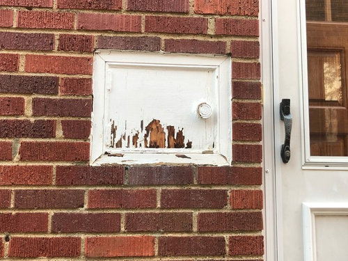 What to do with an old milk door on side of house?
