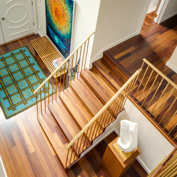 Staircase - Mid-Century Modern Makeover