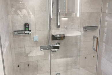 Steam room and shower