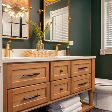 Radiant Green Bathroom by Advanced Design Studio
