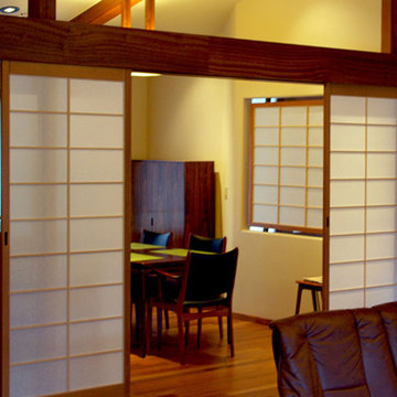 Shoji screens in a whole house remodel