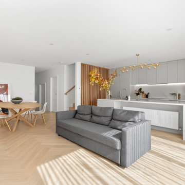 Open Plan Kitchen, Living & Dining Area