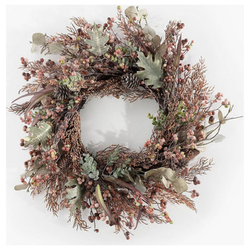 Safavieh Faux 26" Berry and Acorn Wreath