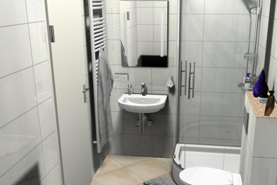 Modernes Badezimmer in Hamburg