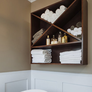 En suite Wainscoting and Oil Rubbed Bronze Renovation in Langley BC
