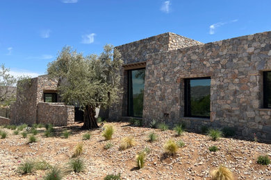 Example of a huge tuscan house exterior design in Phoenix