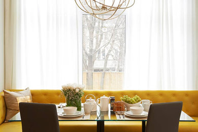 Inspiration for a transitional dining room remodel in Toronto