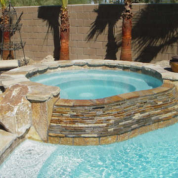 Tropical Desert Pool & Spa Retreat