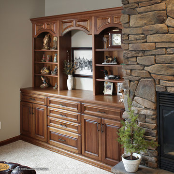 Door style: Waterford | Species: Cherry | Finish: Truffle