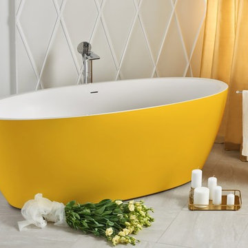 Aquatica Sensuality Freestanding Solid Surface Bathtub