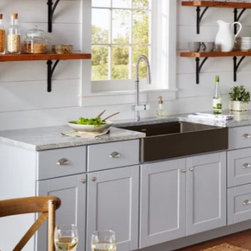 Elkay Quartz Farmhouse Single Basin Kitchen Sink - Kitchen Sinks