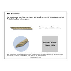"Labrador" - Handmade Interlocking Rope Liner - Accent Trim And Border Tile