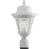 1-Light Post Lantern, White