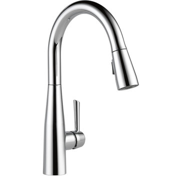 Delta Essa Single Handle Pull-Down Kitchen Faucet, Chrome, 9113-DST