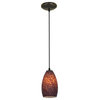 Access Lighting Champagne - 9" 12W 1 LED Cord Pendant