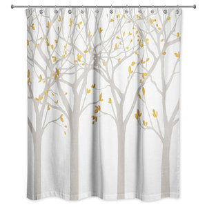 Carnation Home Ez On Beacon Hill Polyester Shower Curtain In