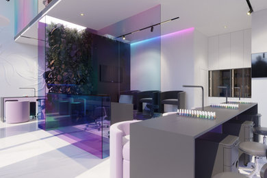 Minimalist Beauty Salon Interior Design