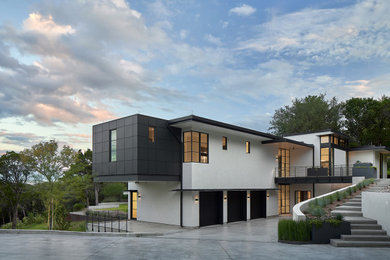 Inspiration for a contemporary exterior home remodel in Austin